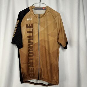 Podium Wear Cycling Full ZipJersey Mens Size XL - Bentonville, Tigers
